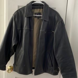 Tannery west men’s leather jacket size L
